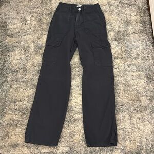 Zara navy cargo pants